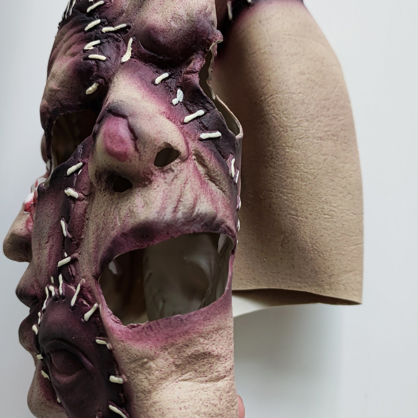 Halloween Party Three-sided Grimace Horror Mask