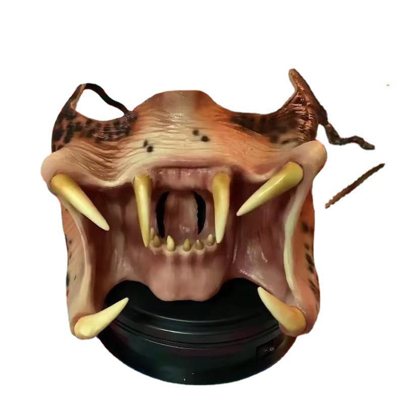 Warrior Latex Half Face Mask Horror Snake