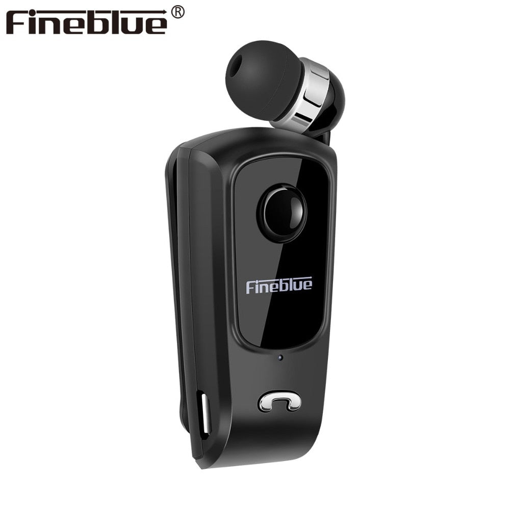 Fineblue F920 Mini Wireless Bluetooth Earphone  Telescopic Type Business Earphone Vibration Alert Wear Stereo Sport Earphone
