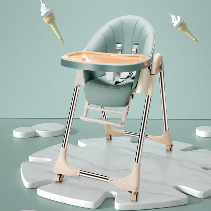 Baby Dining Chair Foldable Multifunctional Infant Seat Table Kids Table Baby High