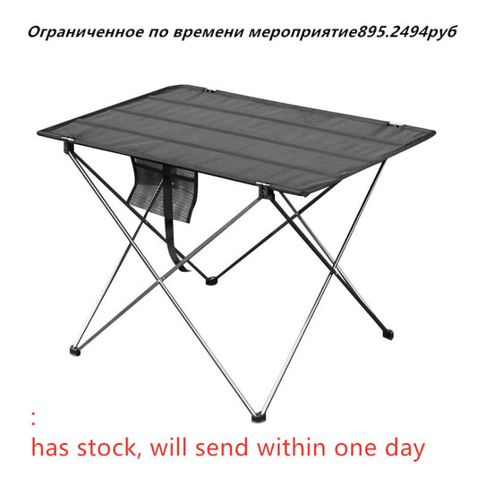 A Sale Portable Foldable Table Camping Outdoor Furniture Computer Tables  Aluminium Alloy Ultra Light Folding Desk Furniture