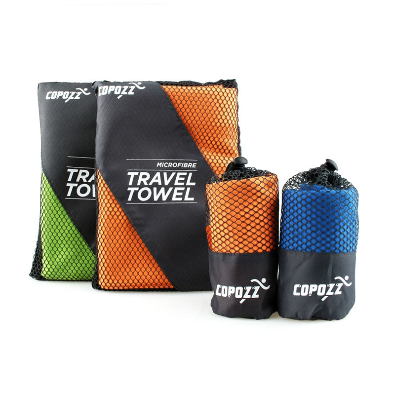 Copozz Brand Swimming Towels Easy Dry Swim Diving Cycling Microfiber Larger Size Sports Travel Gym Towels Two Size to Choose