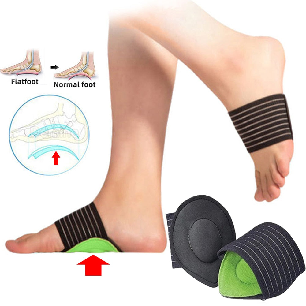 Best Orthopedic Insoles for Shoes Flat Foot Arch Support Insoles Unisex Flatfoot Corrector Insert Fascitis Plantar Shoe Pads