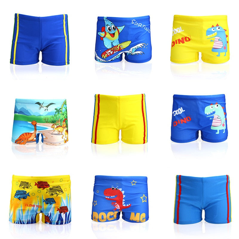 Fashion Kids Cartoon Swimwear Baby Boy Swim Trunk Beach Short for Toddler Children Swimming Clothes