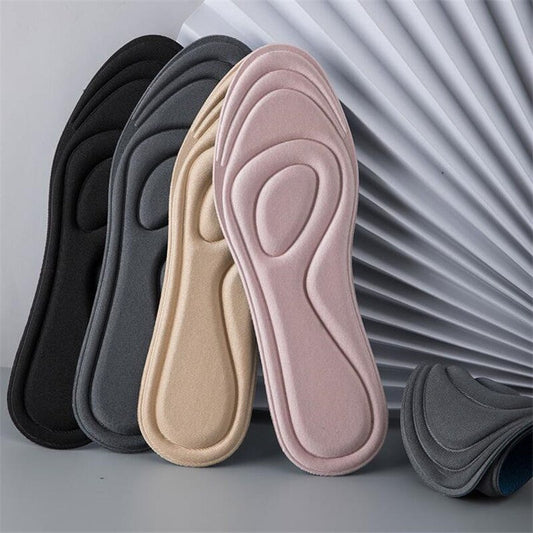 1 Pair Memory Foam Insoles for Shoes Sole Sweat Shock Absorption Running Shoes Pads Fascitis Plantar Sports Insoles Feet Care