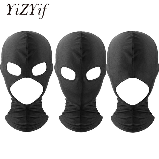 Full Face Mask 1/2/3 Hole Balaclava Cap Head Hood Unisex Mask Halloween Cosplay Party Hat  Men Game Army Tactical's Face Mask