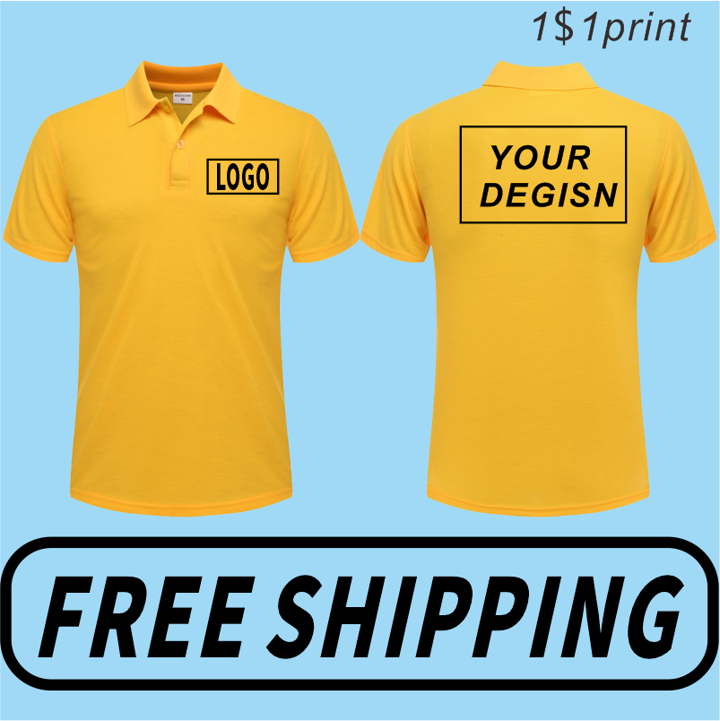 2023 Summer Cheap Casual Short-sleeved Polo Suit Personal Company Group LOGO Custom POLO Shirt Cotton Men and Women Custom